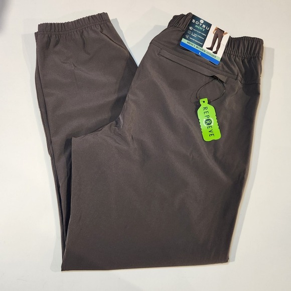 Soybu Men's Woven Jogger Pants, Gray, Size Large - Picture 5 of 5